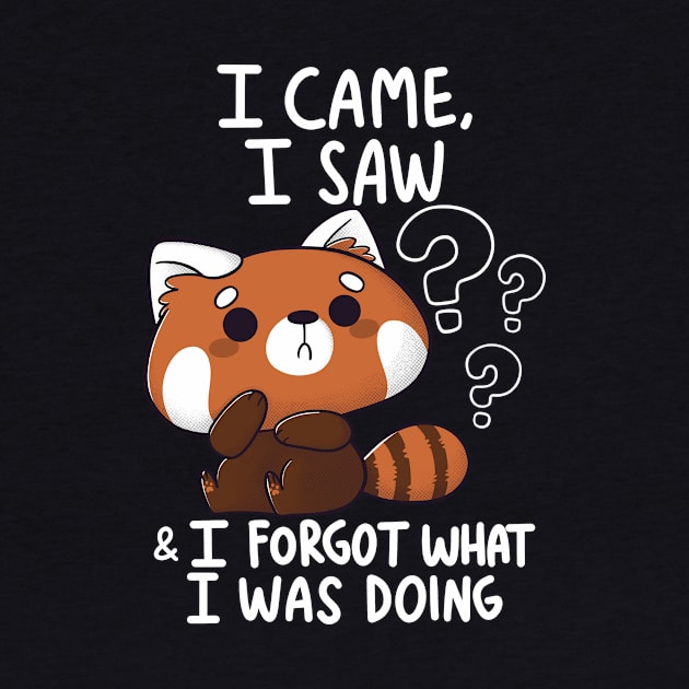 Forgetful Red Panda by TaylorRoss1
